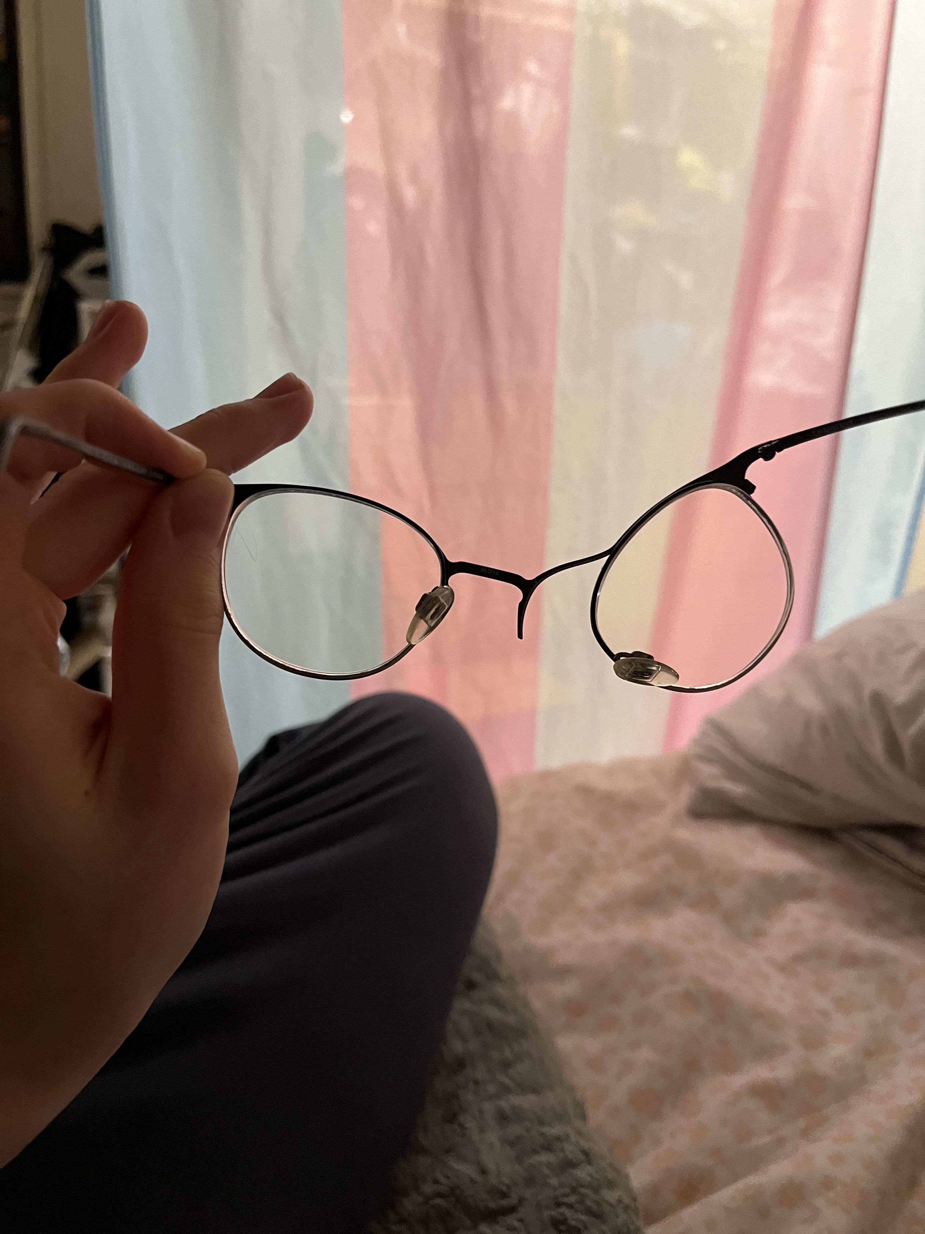 A picture of my broken glasses